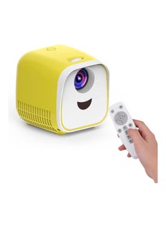 Generic Mini LED Video Projector with Remote Control Yellow  - Image 1