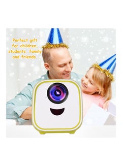 Generic Mini LED Video Projector with Remote Control Yellow  - Image 3