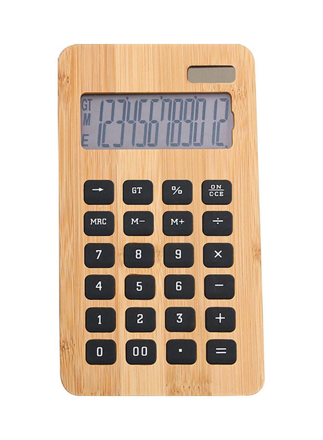 Generic Pocket Calculator Brown  - Image 3