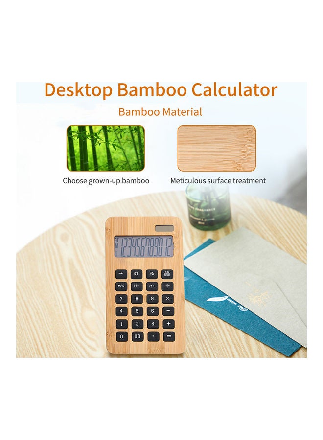 Generic Pocket Calculator Brown  - Image 5