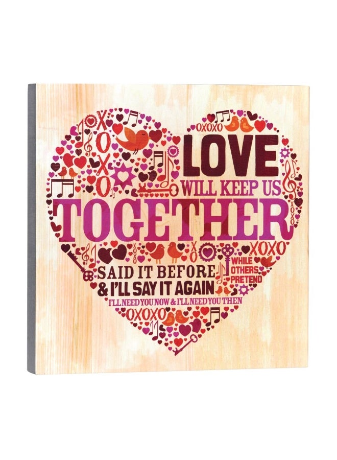 DEMDACO Keep Us Together Wall Art Multicolour