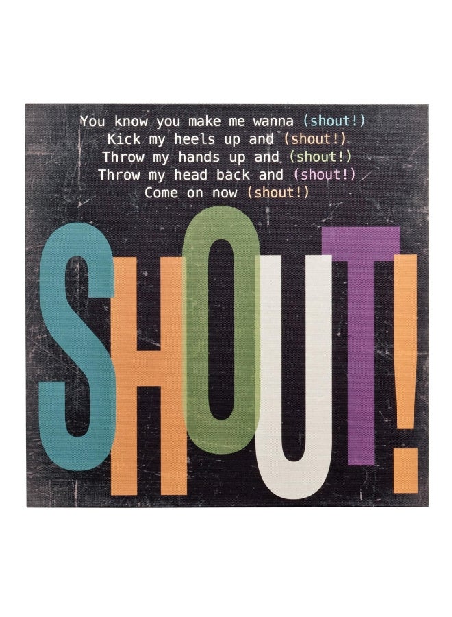 ديمداكو لوحة فنية بتصميم شوت متعدد الألوان