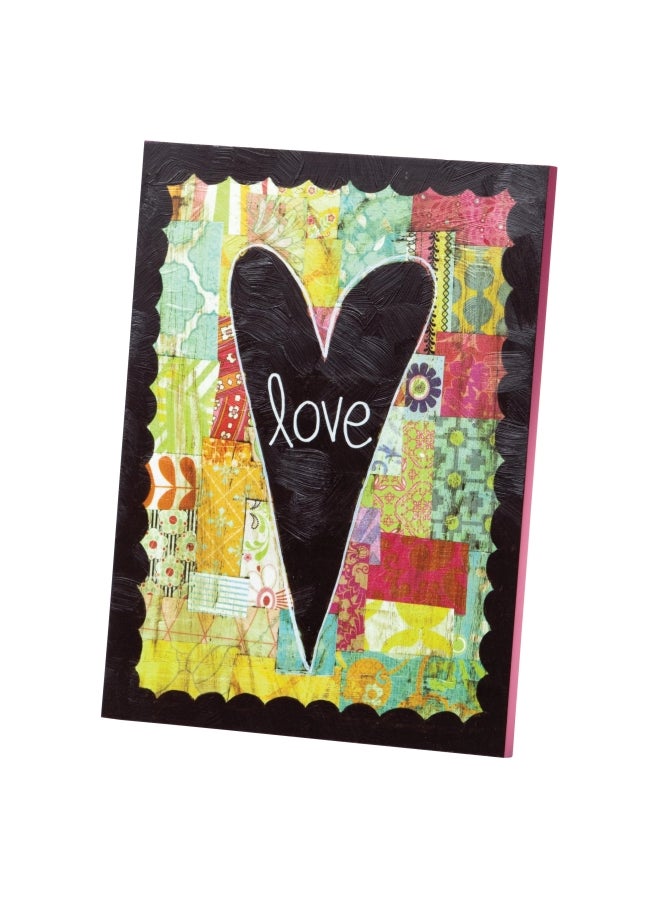 ديمداكو لوحة فنية لكلمة "Love" متعدد الألوان