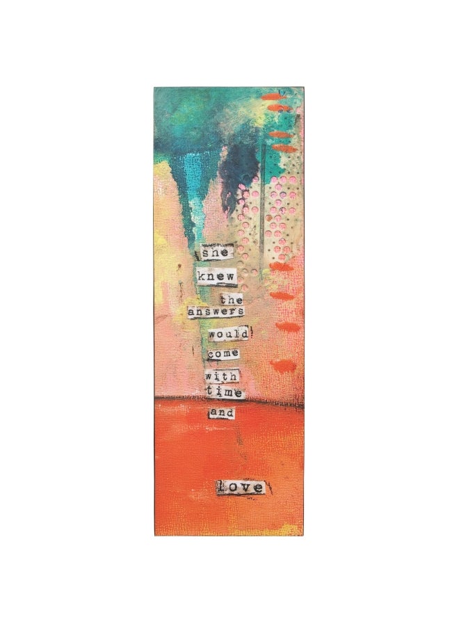 ديمداكو لوحة فنية تعبر عن الحب والوقت متعدد الألوان