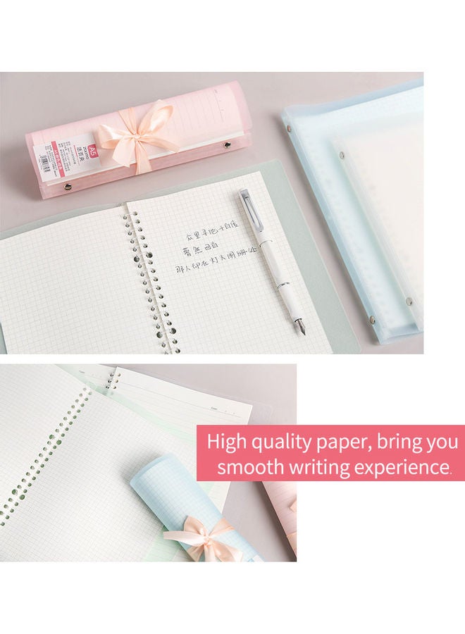 Generic 30 Sheets Refillable Notebook Leaf Binder White  - Image 2