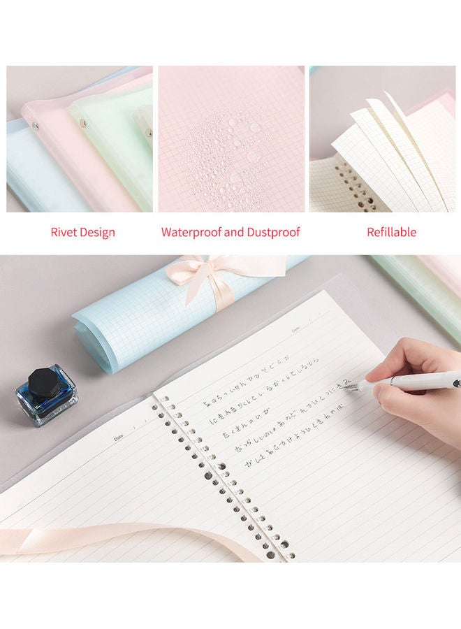 Generic Refillable Notebook Leaf Binder Grey  - Image 3