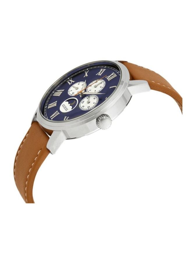 GUESS Men's Water Resistant Analog Watch W0870G4 - 44 mm - Brown - Image 3