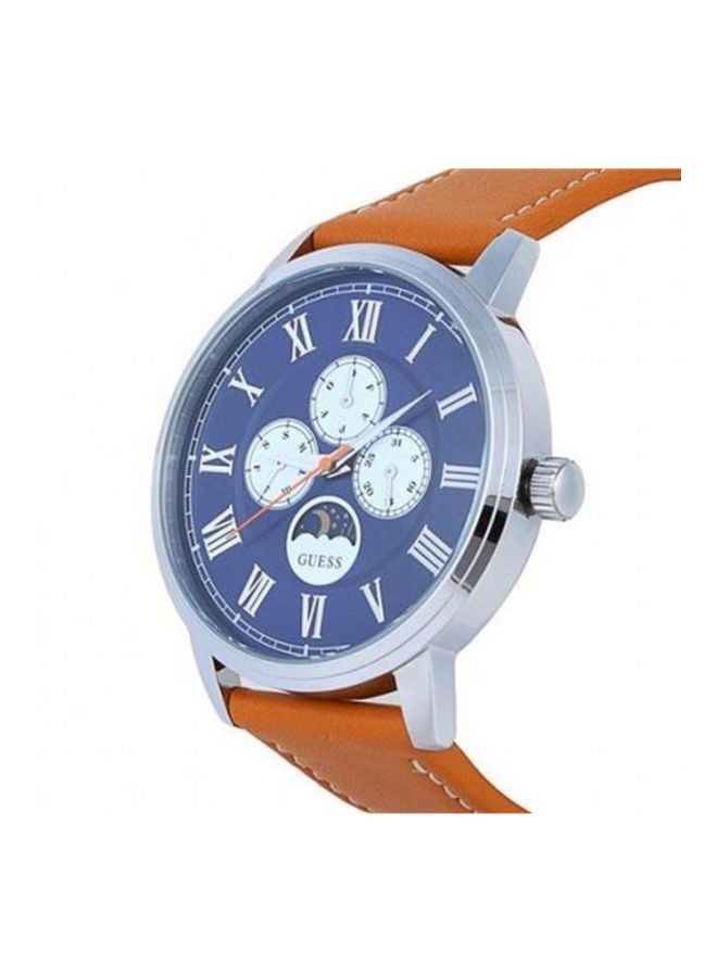 GUESS Men's Water Resistant Analog Watch W0870G4 - 44 mm - Brown - Image 4