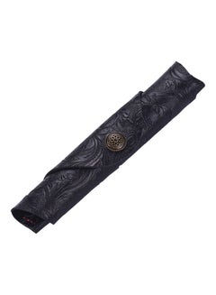 Handmade Protector Leather Pen Case Black