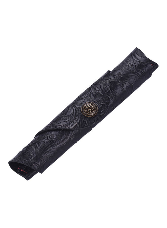 Generic - Handmade Protector Leather Pen Case Black - Image 1