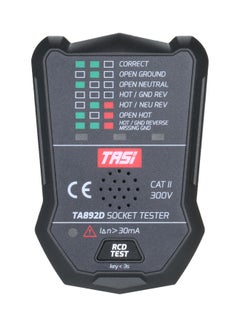 TASI Electric RCD Socket Tester Black  - Image 1