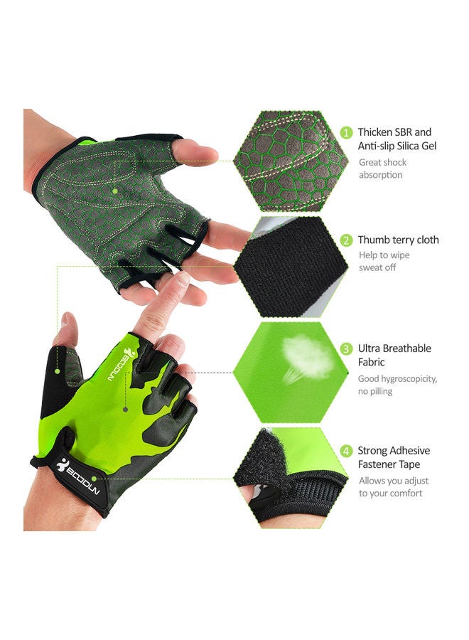 BOODUN Cycling Half Finger Gloves L - Image 3