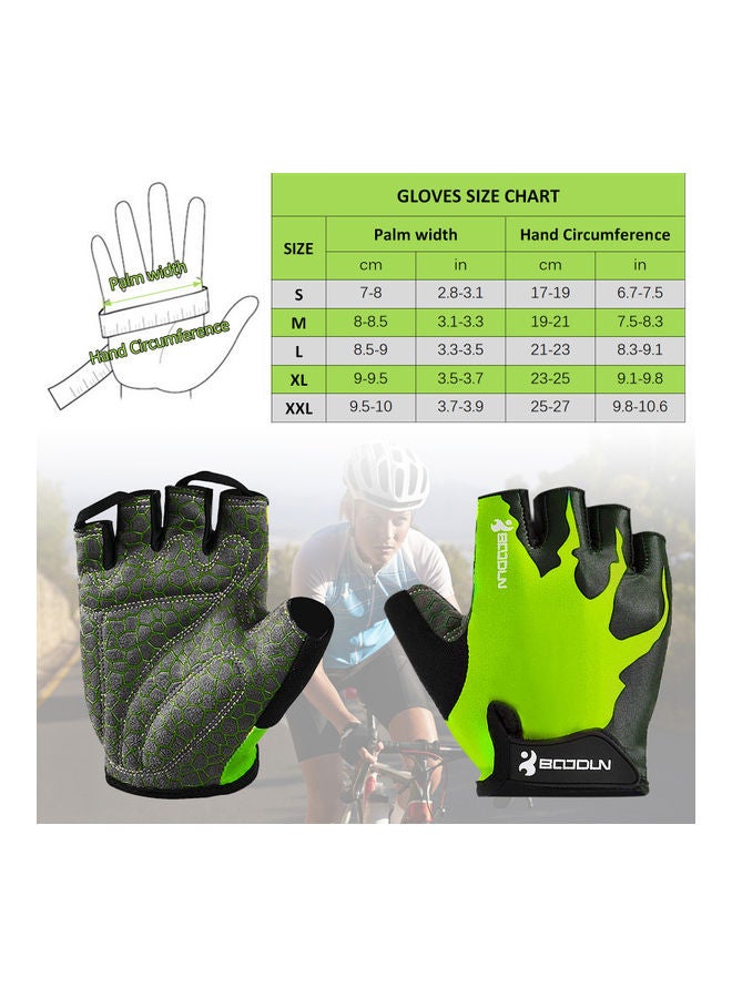 BOODUN Cycling Half Finger Gloves S - Image 5