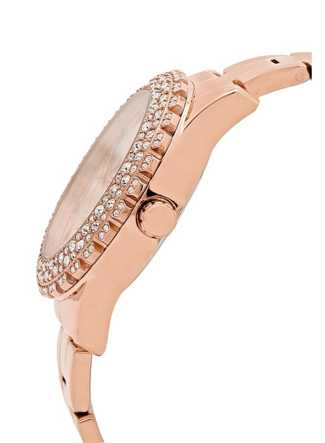 جس ساعة دازلر أنالوج W0335L3 - 40 مم - ذهب وردي - Image 3