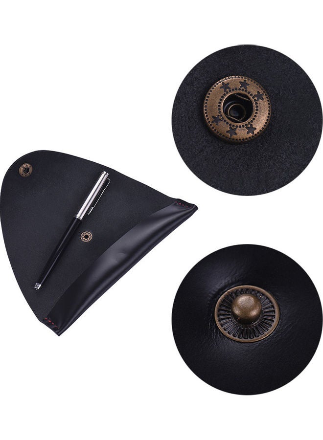 Generic Leather Pen Case Black  - Image 2