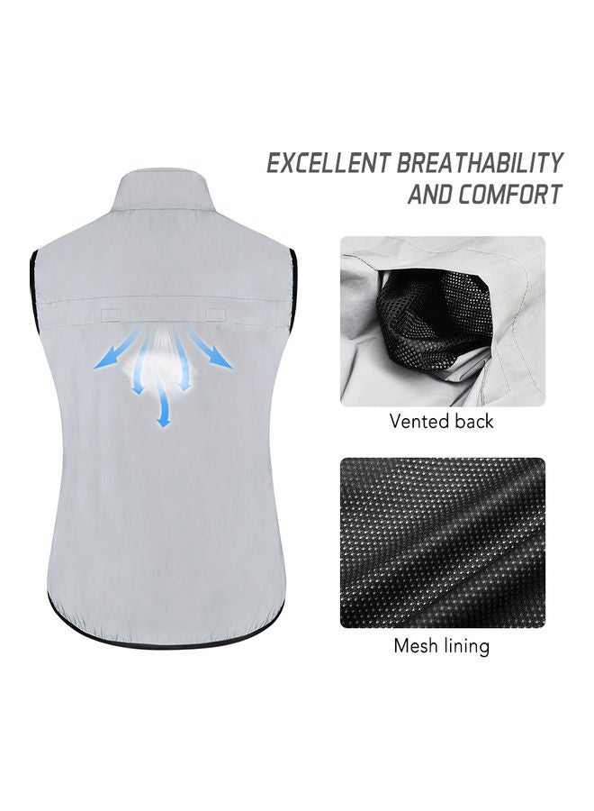 WOSAWE Waterproof Reflective Cycling Vest  - Image 5