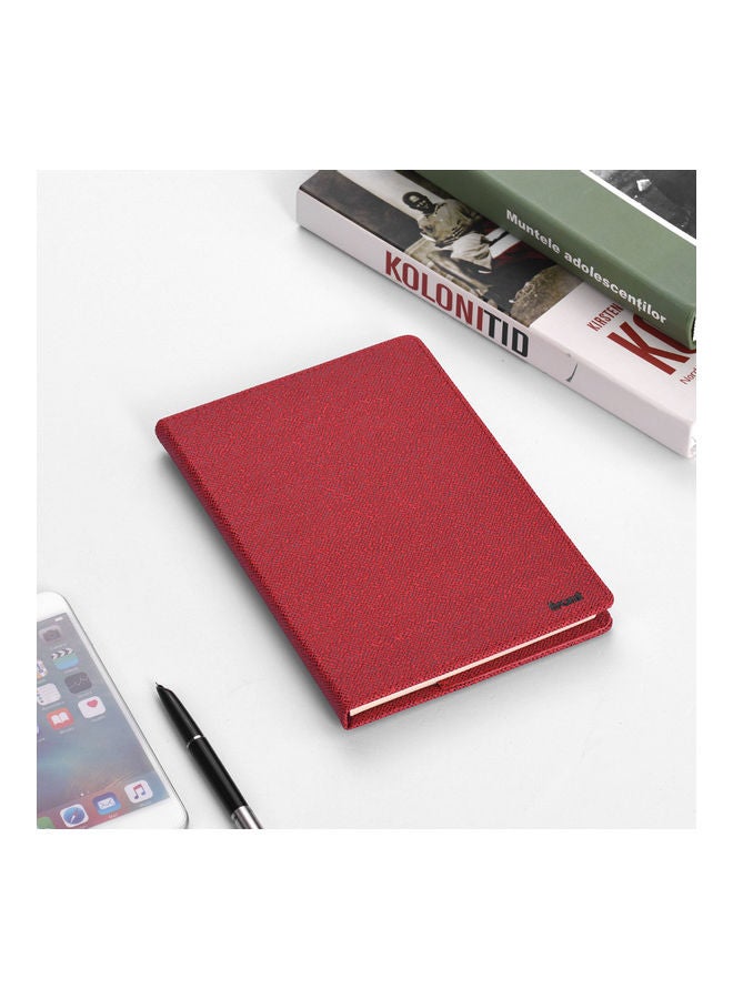 Generic A5 Classic Notebook with PU Leather Pen Loop Bookmark Red  - Image 4