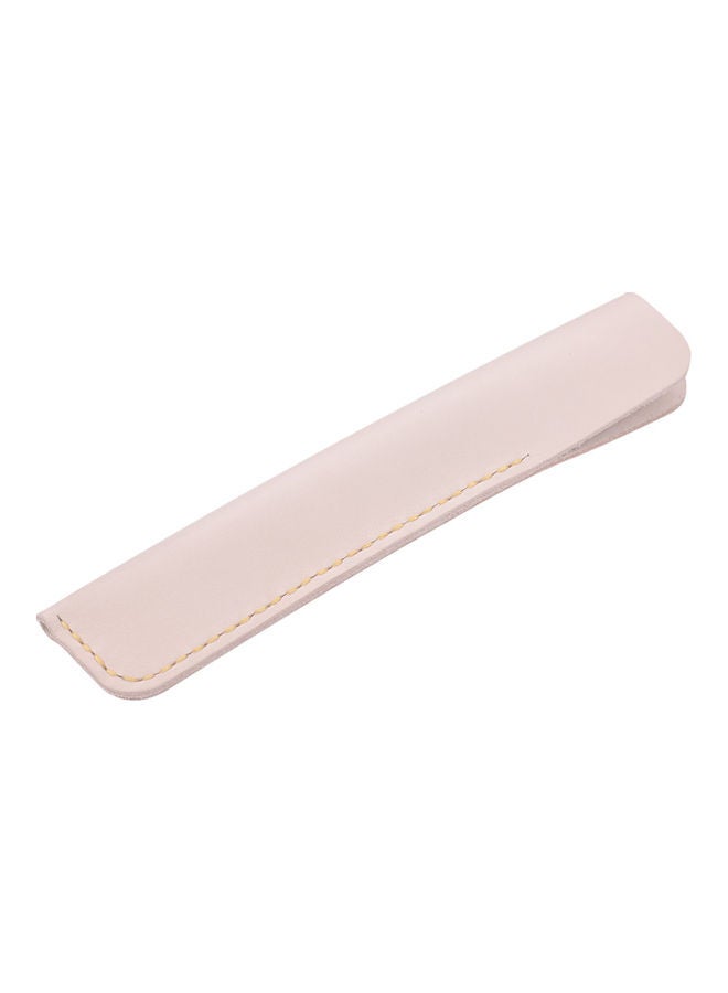 Generic Handmade Protector Leather Pen Case Beige  - Image 1
