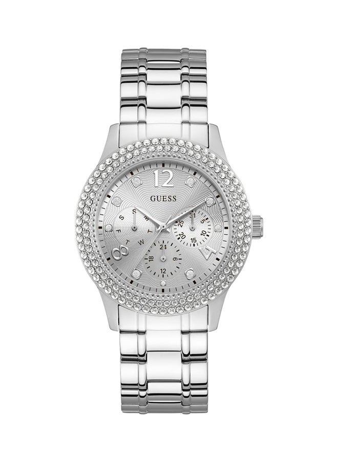 جس ساعة بلون فضي للنساء - Image 1