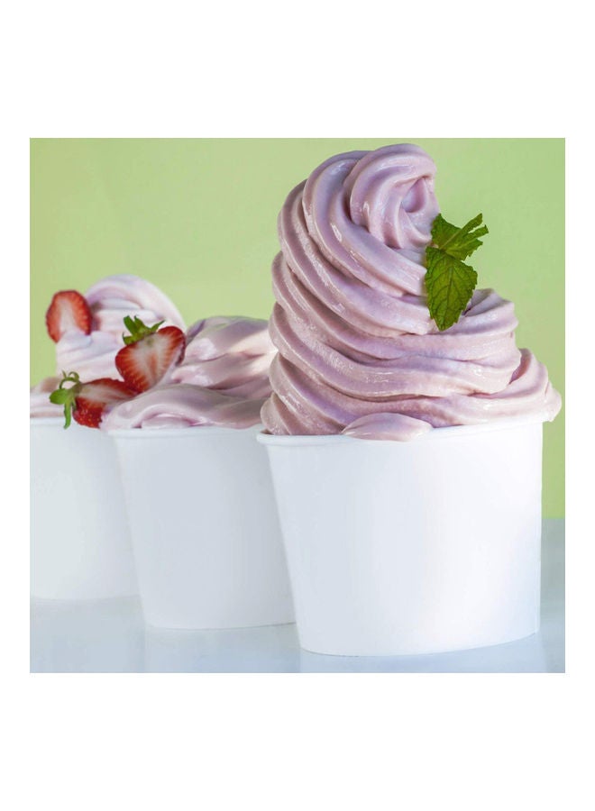 طقم 50 قطعة أكواب آيس كريم أبيض - Image 2