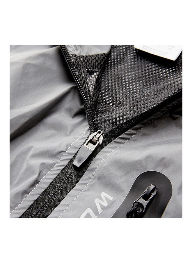 WOSAWE Reflective Waterproof Hooded Cycling Jacket XXXL - Image 2