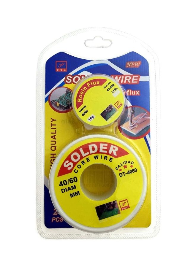HULI Solder Core Wire With Rosin Flux Silver - Image 1