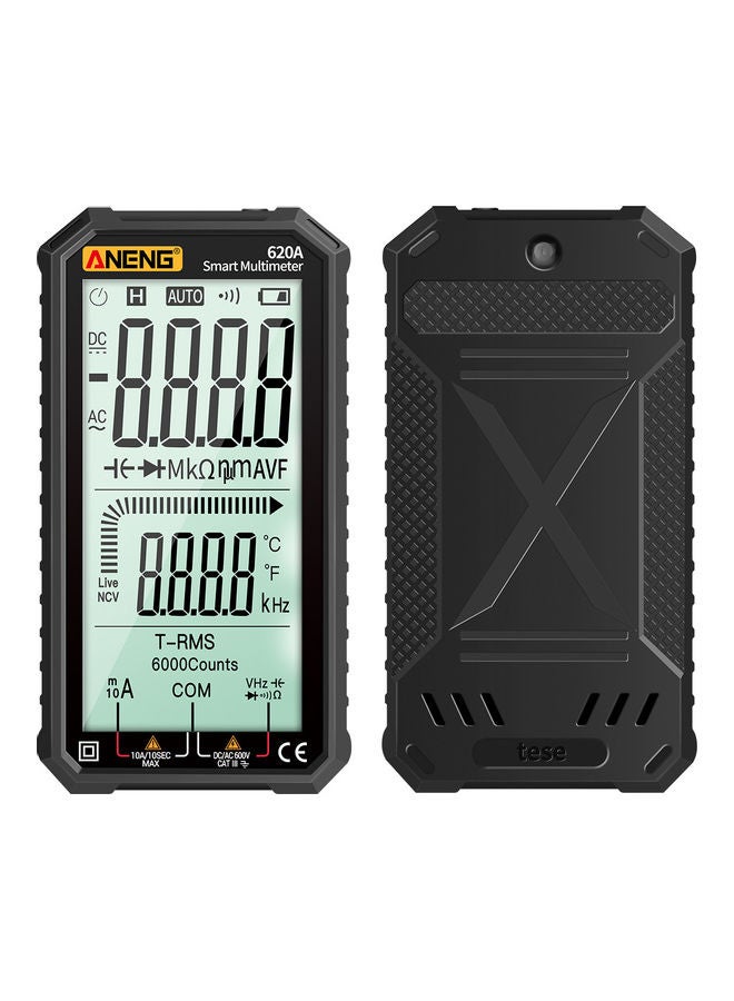 ANENG - LCD Display AC/DC Digital Multimeter Grey/White - Image 1