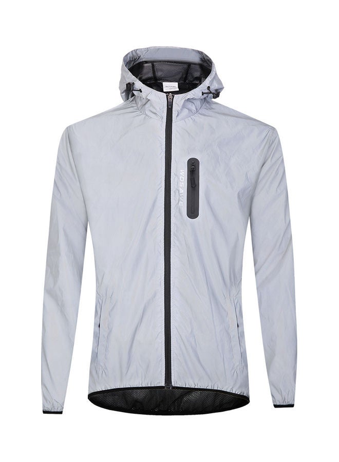 WOSAWE Reflective Zippered Cycling Jacket  - Image 2