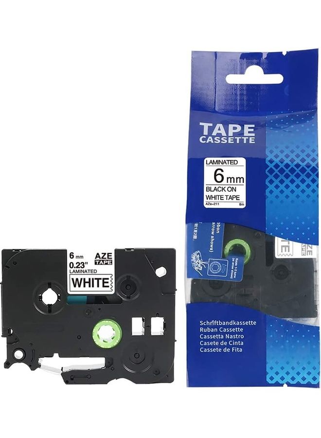 SKY Laminated Tape Cassette Black/White  - Image 1