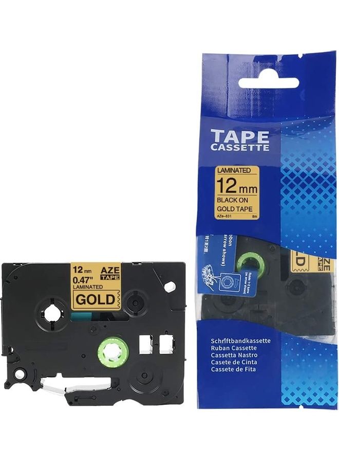 SKY Laminated Tape Cassette Black/Gold  - Image 1
