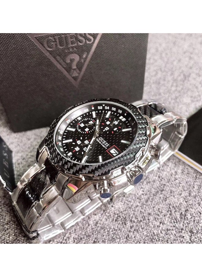 GUESS Men's Water Resistant Chronograph Watch W1046G1  - Image 5