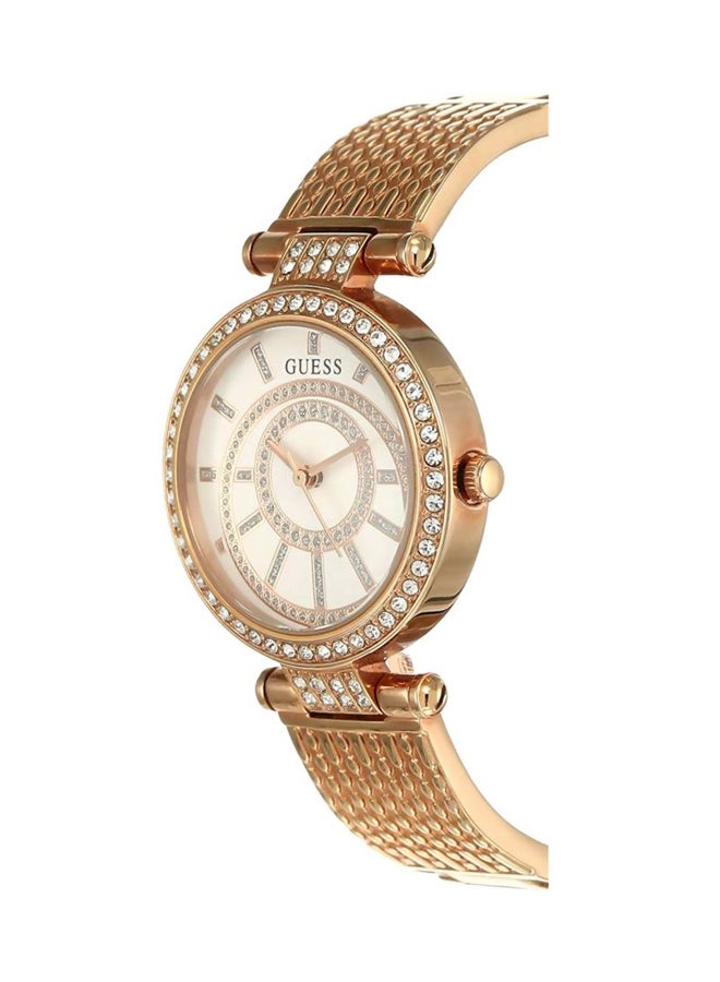 GUESS Women's Water Resistant Analog Watch W1008L3 - 32 mm - Rose Gold  - Image 5