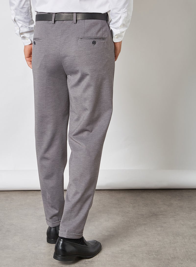 SELECTED - Classic Formal Pant Light Grey Melange - Image 1