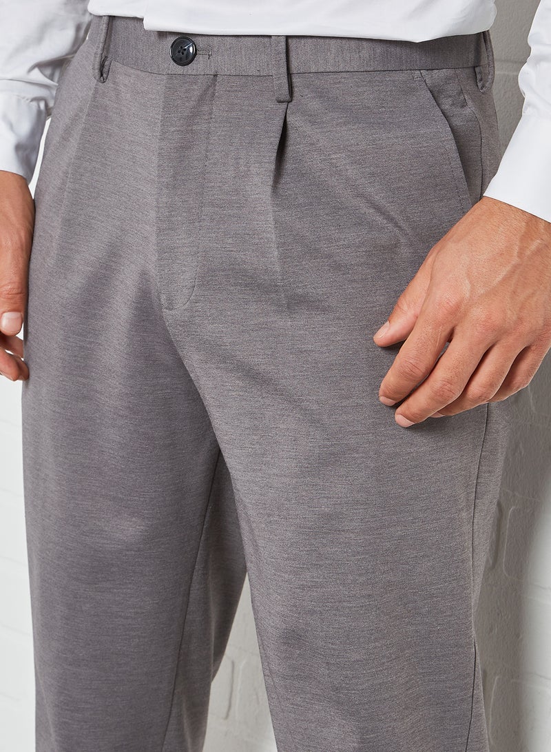 SELECTED - Classic Formal Pant Light Grey Melange - Image 1