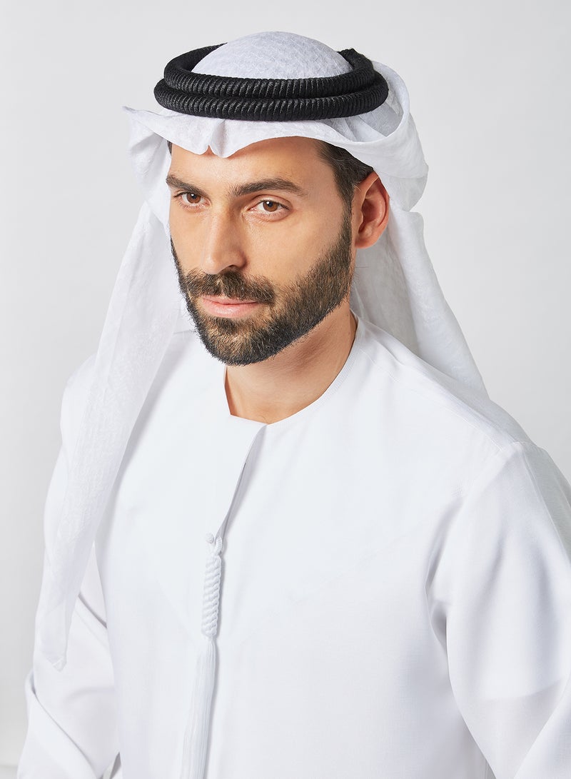 بيت الكندورة - عقال كلاسيكي للاستخدام اليومي أسود - Image 1