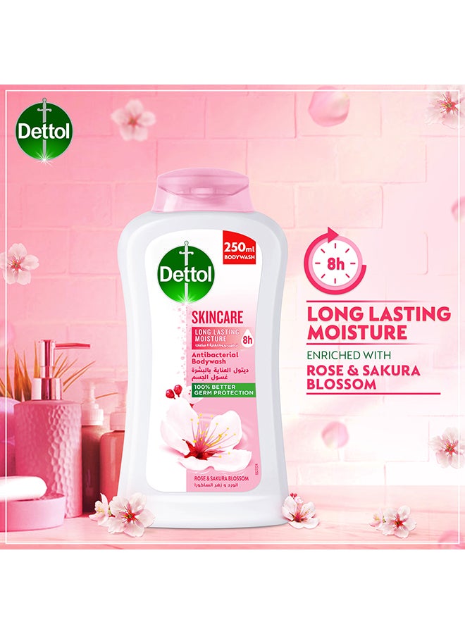 Dettol Skincare Showergel And Bodywash Rose And Sakura Blossom Fragrance 250ml  - Image 2