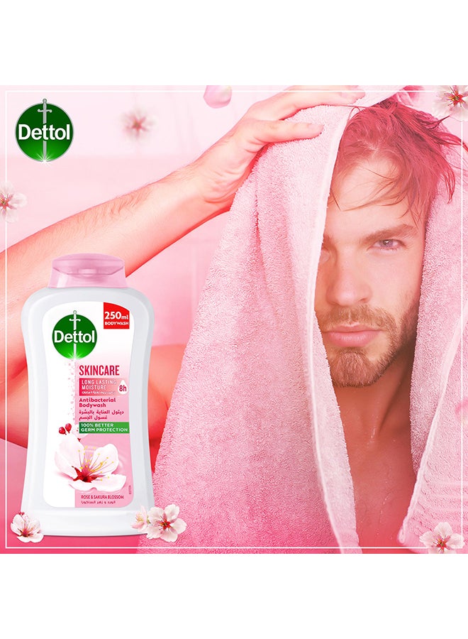 Dettol Skincare Showergel And Bodywash Rose And Sakura Blossom Fragrance 250ml  - Image 5