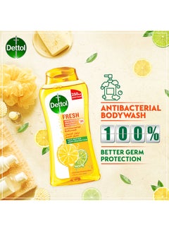 Dettol Fresh Showergel And Bodywash Citrus And Orange Blossom Fragrance 250ml  - Image 4