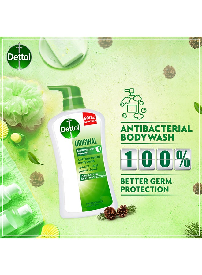 Dettol Original Antibacterial Body Wash, 500ml  - Image 4