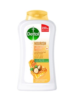 Dettol Nourish Showergel And Bodywash Honey And Shea Butter Fragrance 250ml  - Image 1