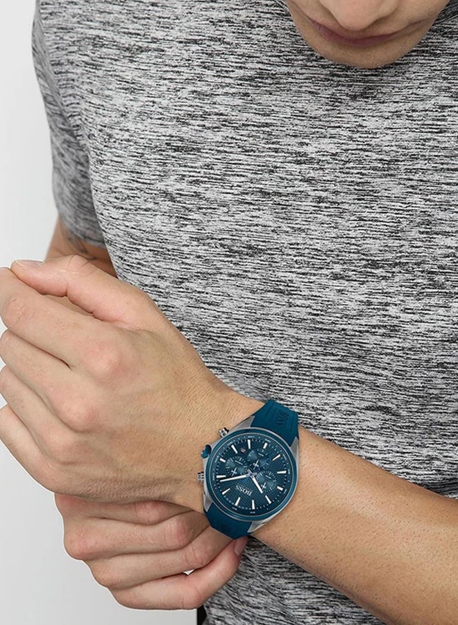 HUGO BOSS Men's Distinct Silicone Chronograph Watch 1513856 - Image 5