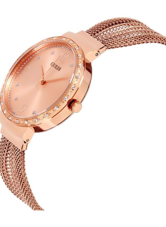 GUESS Women's Water Resistant Analog Watch W1083L3 - 36 mm - Rose Gold - Image 5