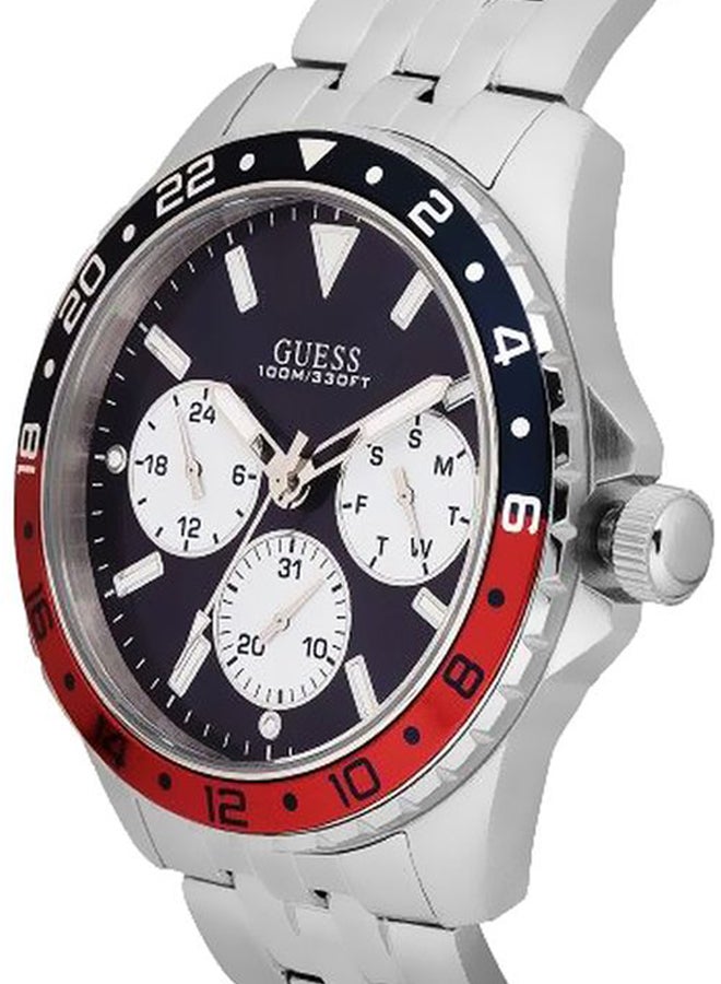 GUESS - Men's Stainless Steel Chronograph Watch W1107G2 - Image 1