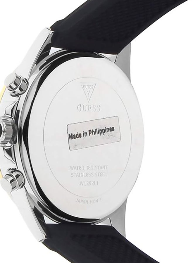 GUESS Women's Silicone Chronograph Watch W1292L1 - Image 5