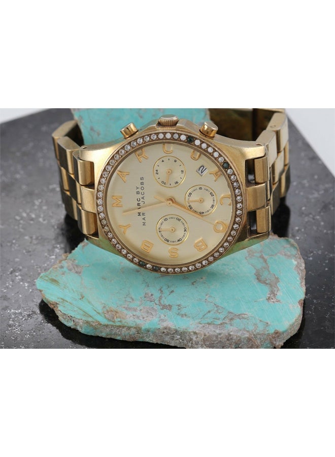 مارك جاكوبس ساعة كونوجراف بسوار من الستانلس ستيل طراز MBM3105 للنساء - Image 5