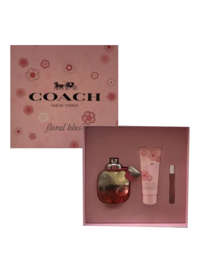 COACH 3-Piece Floral EDP Gift Set EDP 90 Ml, Body Lotion 100 Ml, EDP Purse Spray 7.5ml  - Image 5
