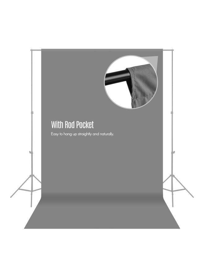 Polyester-Cotton Blended Photography Studio Background Grey - Image 4