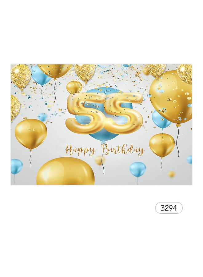 Birthday Photo Background Photography Backdrop Cloth Multicolour - Image 1