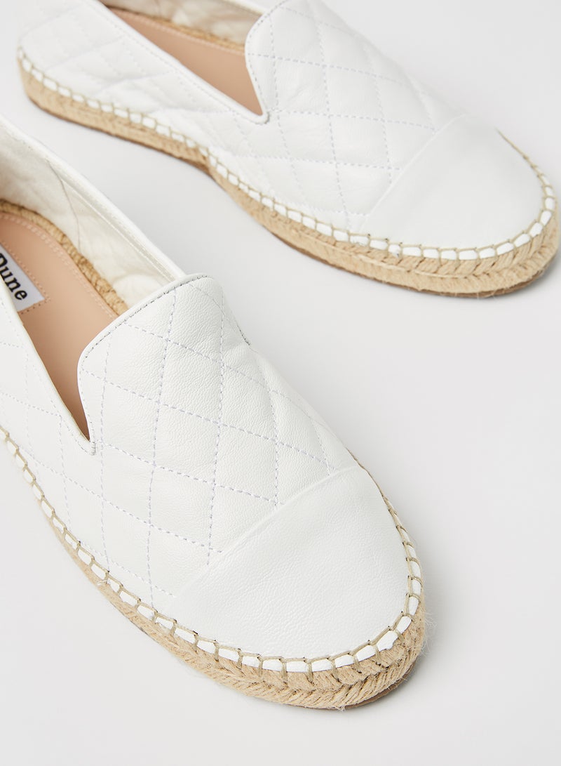 Dune LONDON Quilted Espadrilles White  - Image 4