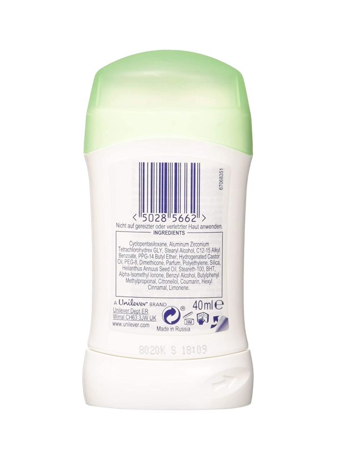 Dove Go Fresh Cucumber And Green Tea Deo Stick White 40grams - Image 2